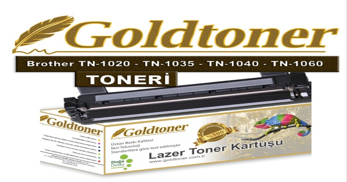 Gold Toner Brother TN-1020 - TN-1035 - TN-1040 - TN-1060 Toner Fiyat