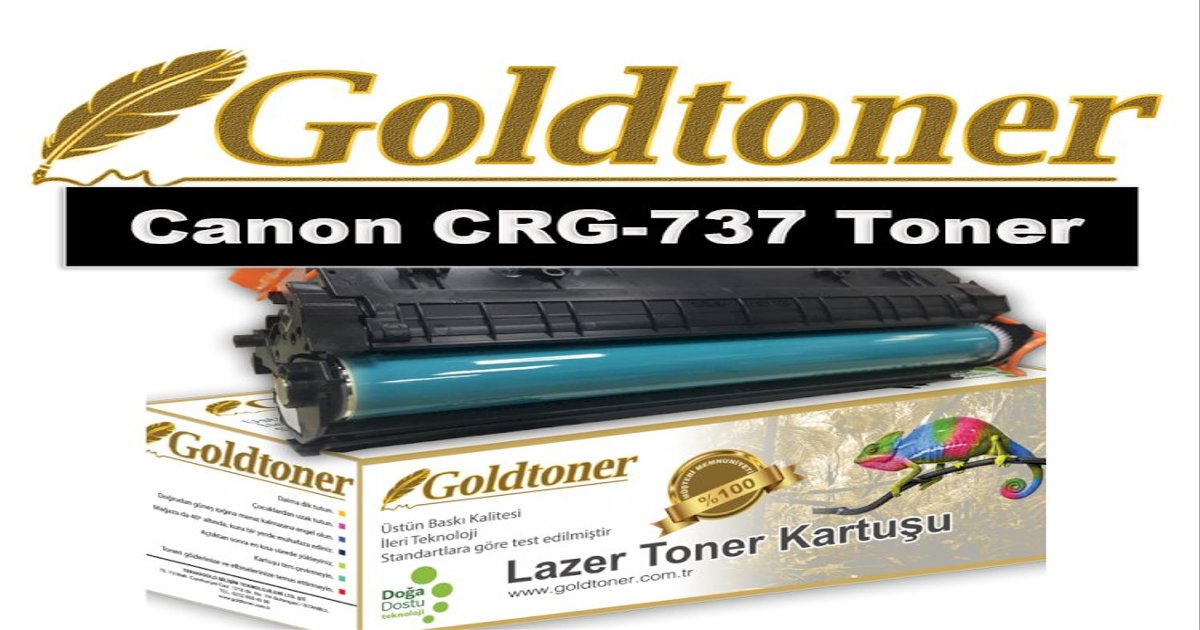 Gold Toner Canon CRG-737 Toner Fiyat