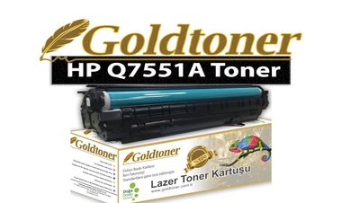 Gold Toner HP Q7551A Toner - HP P3005 Muadil Toner Fiyat