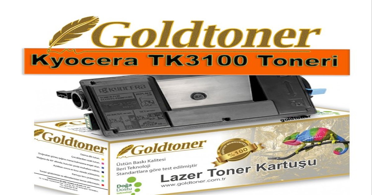Gold Toner Kyocera TK-3100 Uyumlu Toner - Kyocera TK3100 Muadil Toneri Fiyat