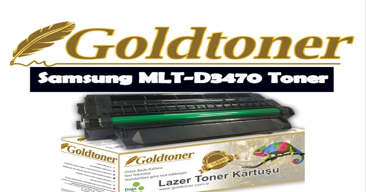 Gold Toner Samsung MLT-D34703471 (YÜKSEK KAPASİTE) Toneri (MLT-D3470 Muadil Toner Fiyat)