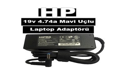 HP 19v 4.74a Mavi Uç Orjinal Laptop Adaptörü & Şarj Aleti