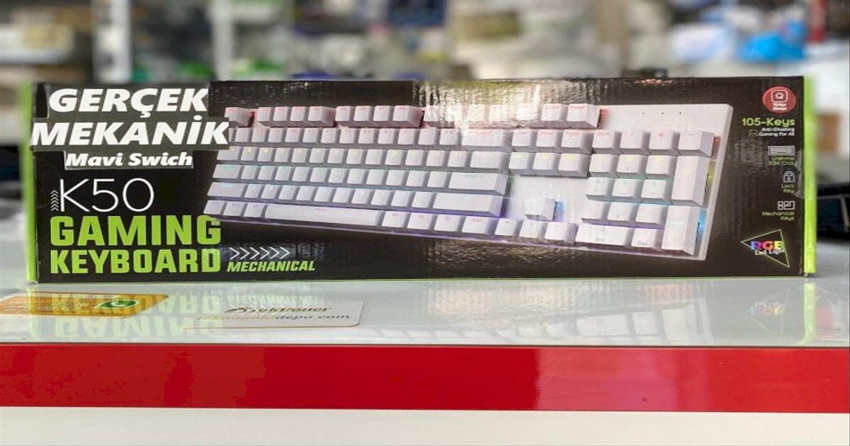 Gerçek Mekanik Klavyeler ve Mouse’lar Teknogold Eyüp Gaming Aksesuar Mağazasında